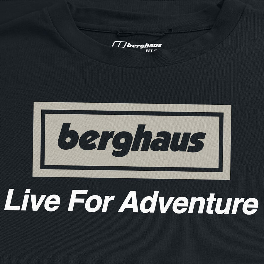 unisex adventure tour tee - black berghaus