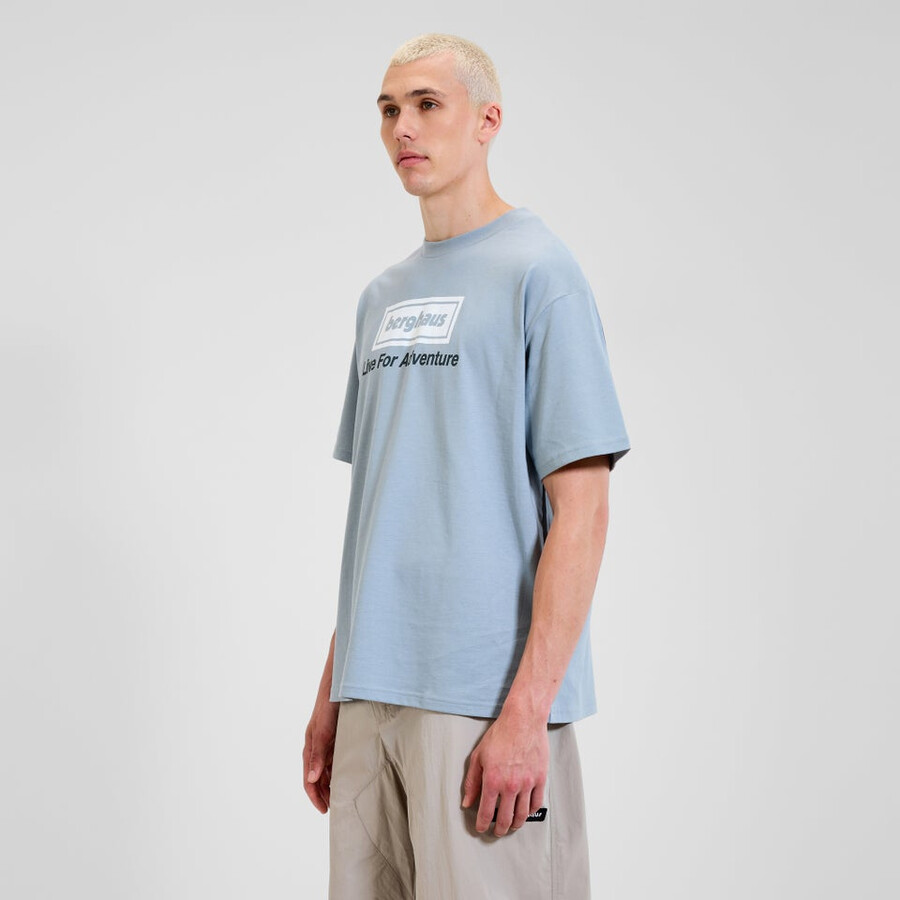 unisex adventure tour tee - grey blue berghaus