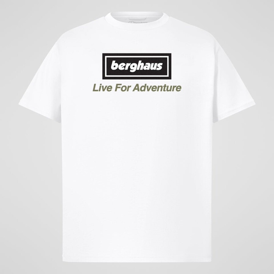 unisex adventure tour tee - white berghaus