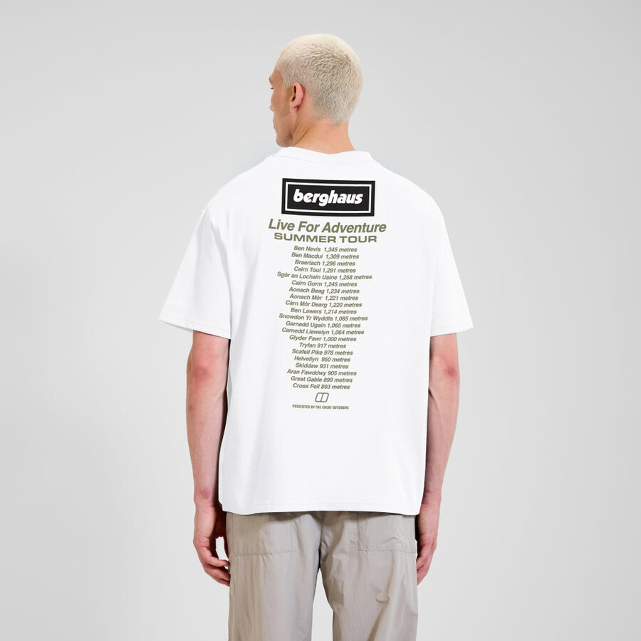 unisex adventure tour tee - white berghaus
