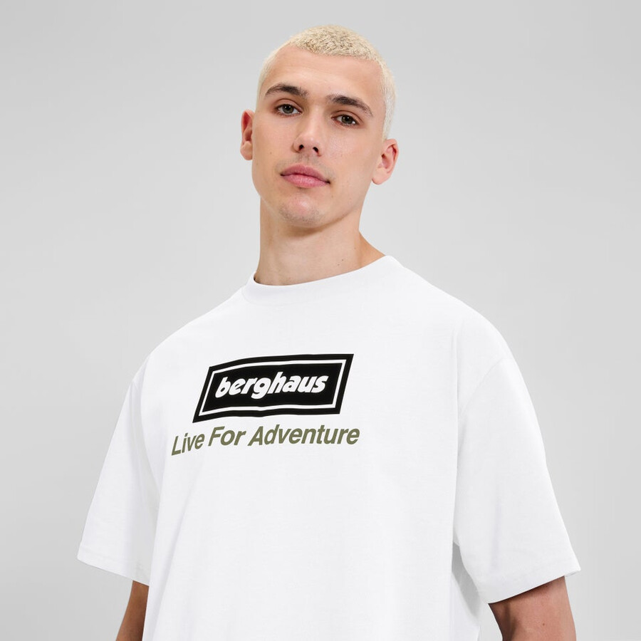 unisex adventure tour tee - white berghaus