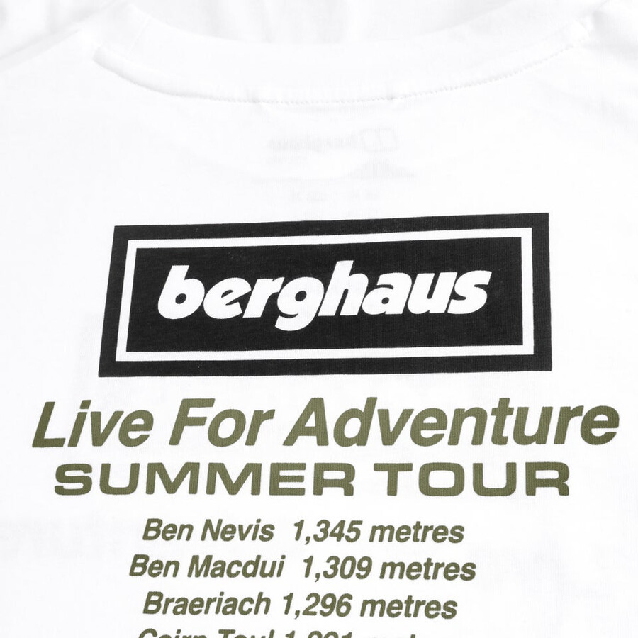 unisex adventure tour tee - white berghaus