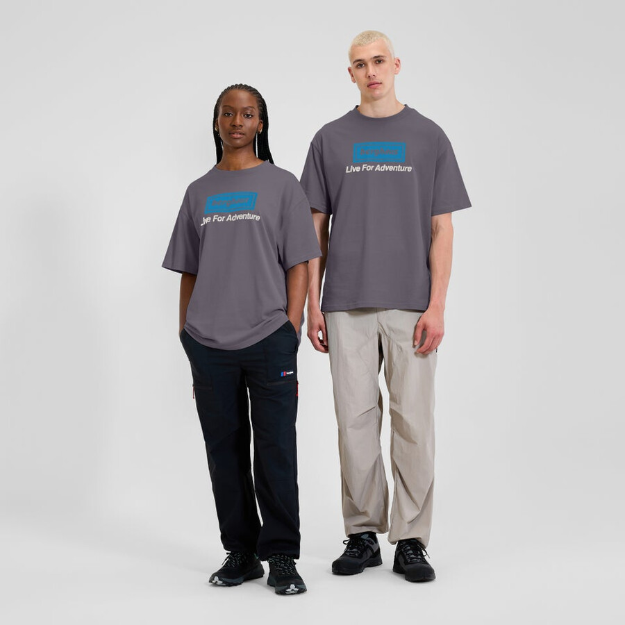 unisex adventure tour tee - purple berghaus