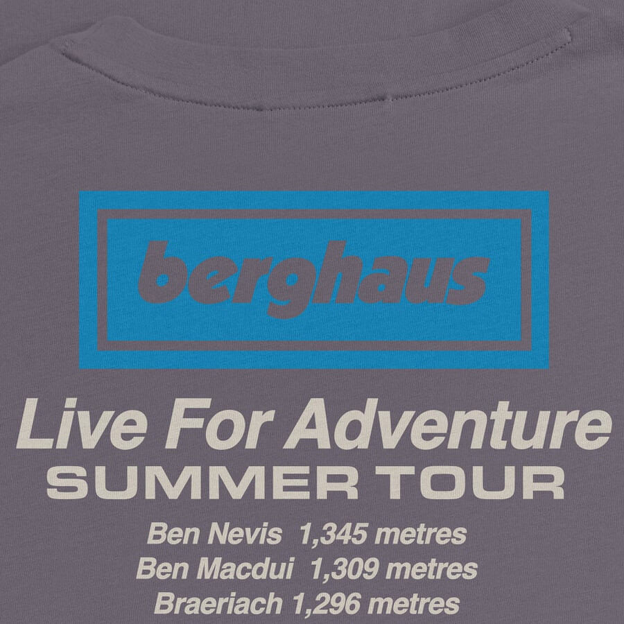 unisex adventure tour tee - purple berghaus