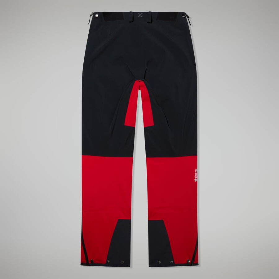 womens mtn guide gore-tex pro pant - redblack berghaus