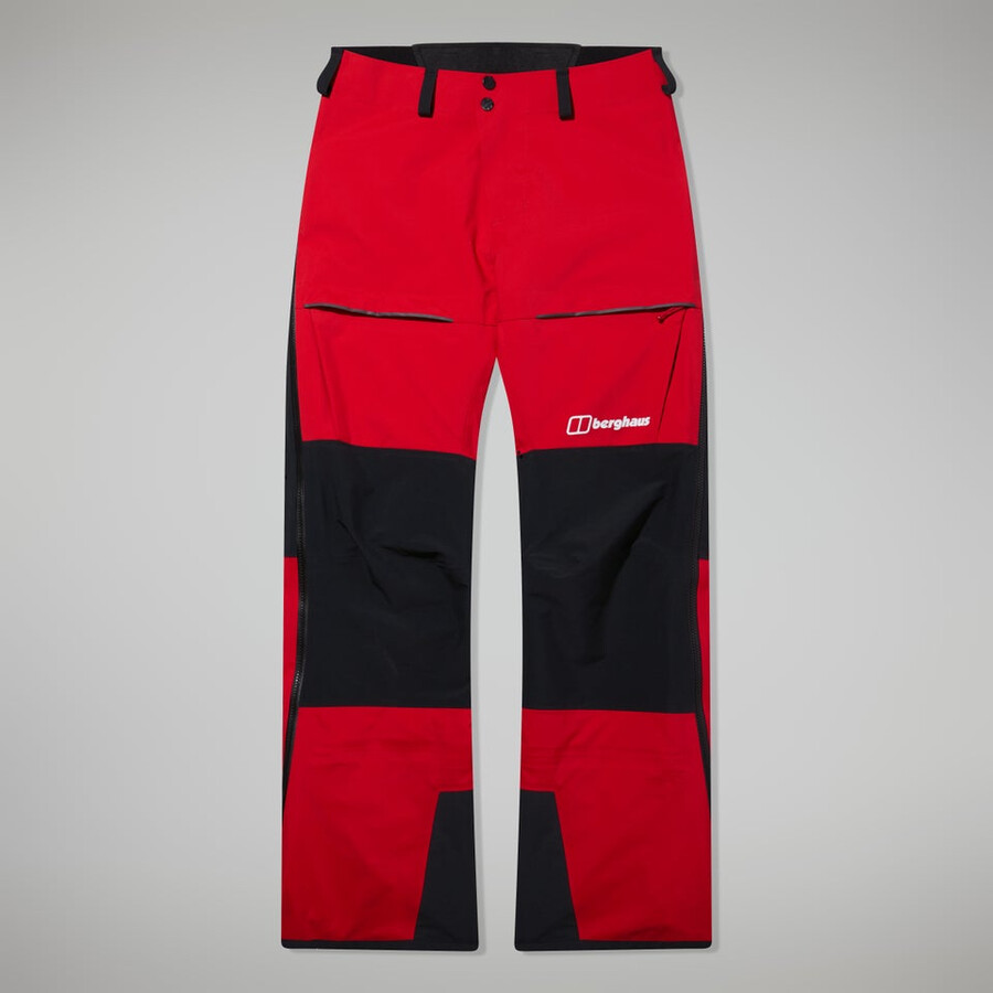 womens mtn guide gore-tex pro pant - redblack berghaus