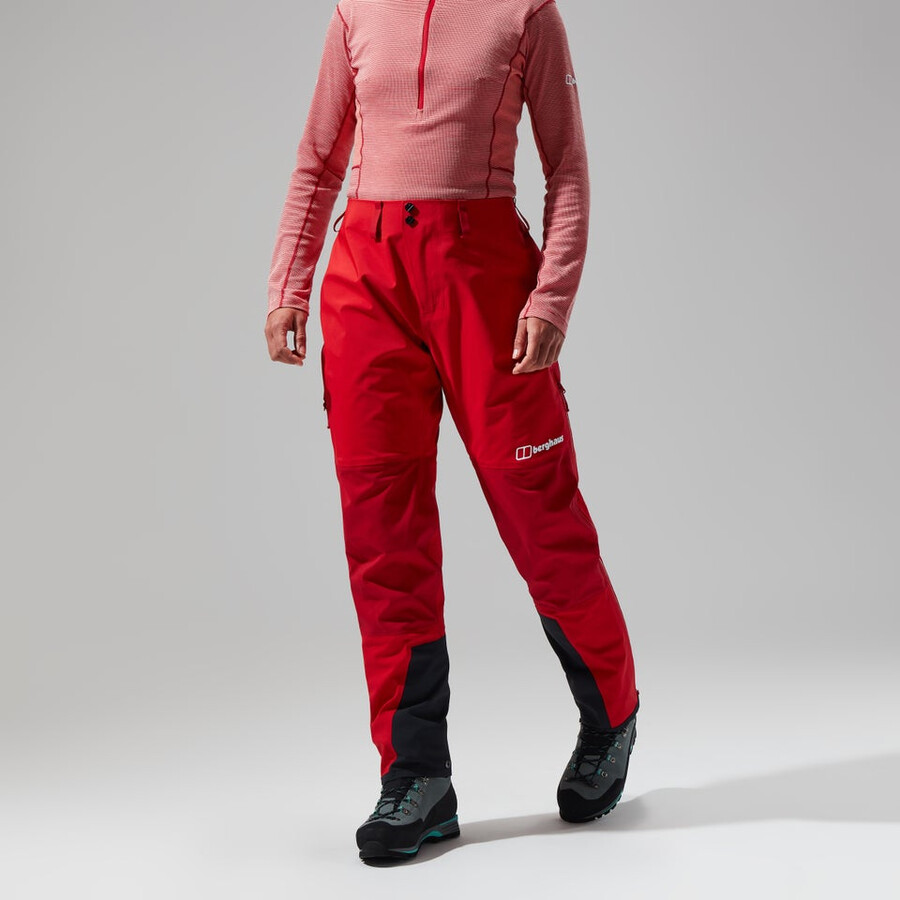 womens mtn seeker gore-tex pant - red berghaus