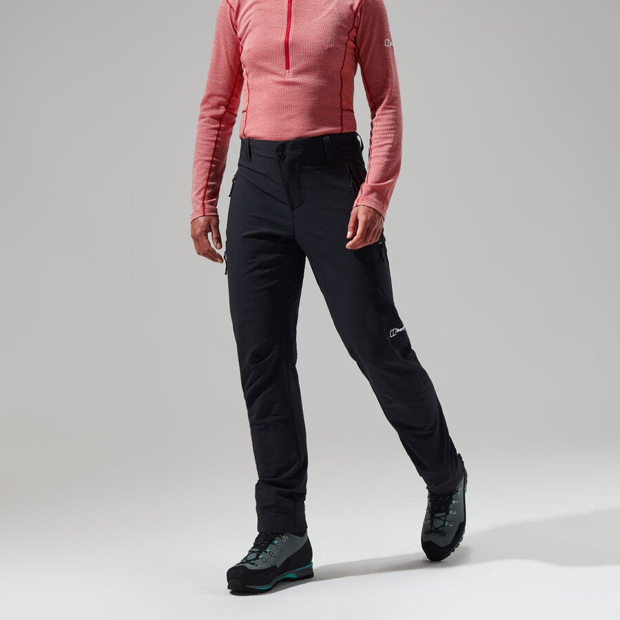 womens mtn guide mw technical pant - black berghaus