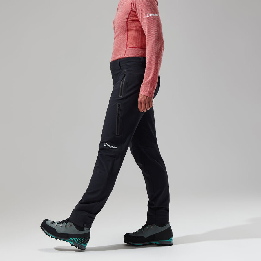 womens mtn guide mw technical pant - black berghaus