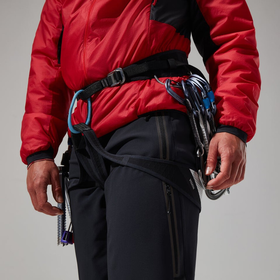 womens mtn guide mw technical pant - black berghaus