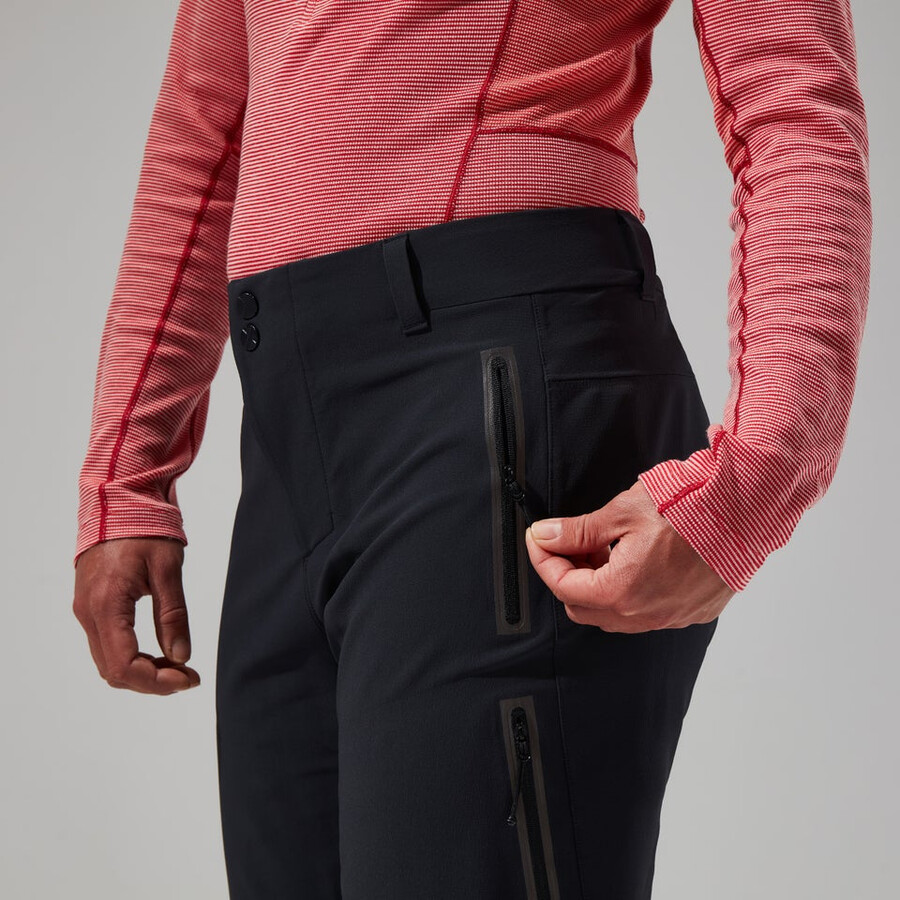 womens mtn guide mw technical pant - black berghaus