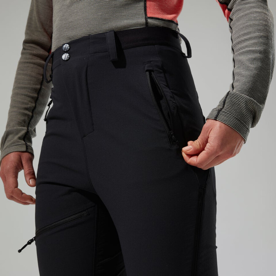 womens mtn guide alpine pant - black berghaus