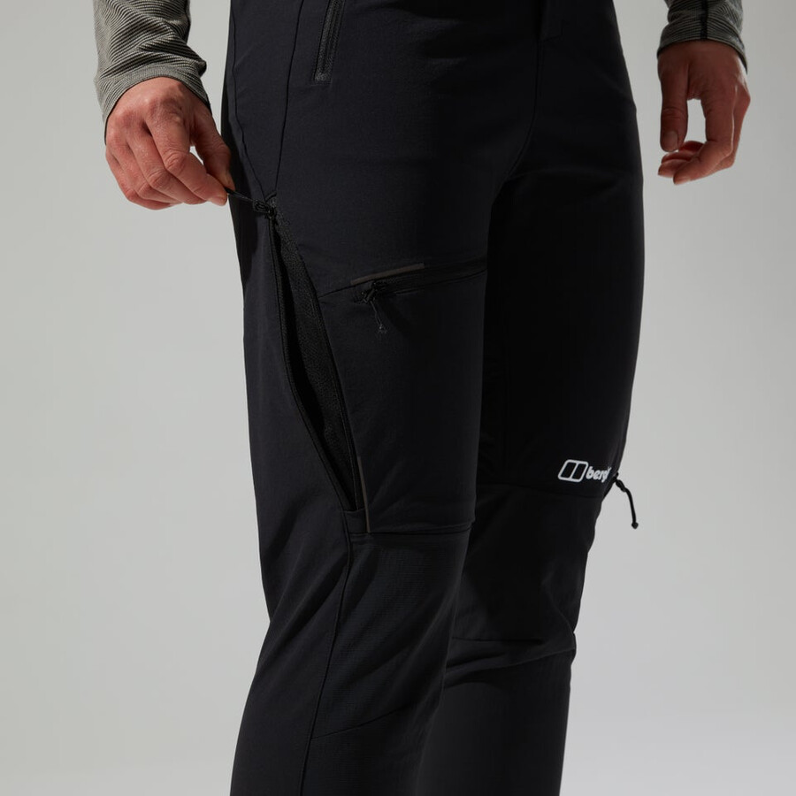 womens mtn guide alpine pant - black berghaus