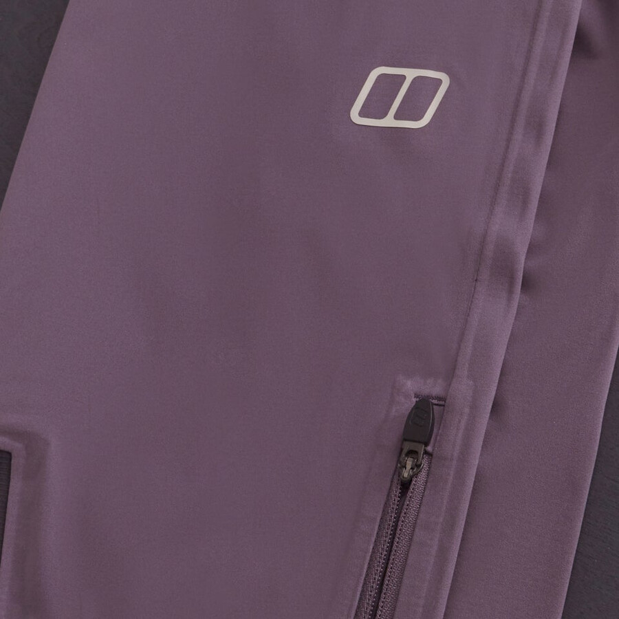 womens ridge-roamer softshell pant - purple berghaus