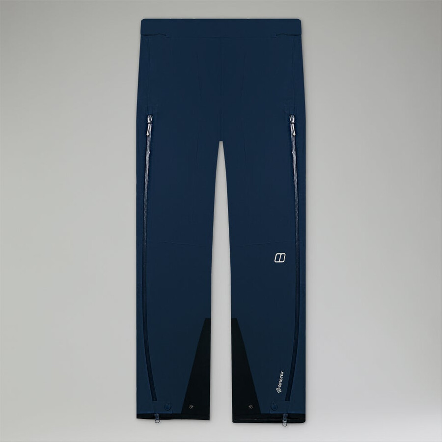 womens ridge-seeker gore-tex waterproof pant - blue berghaus