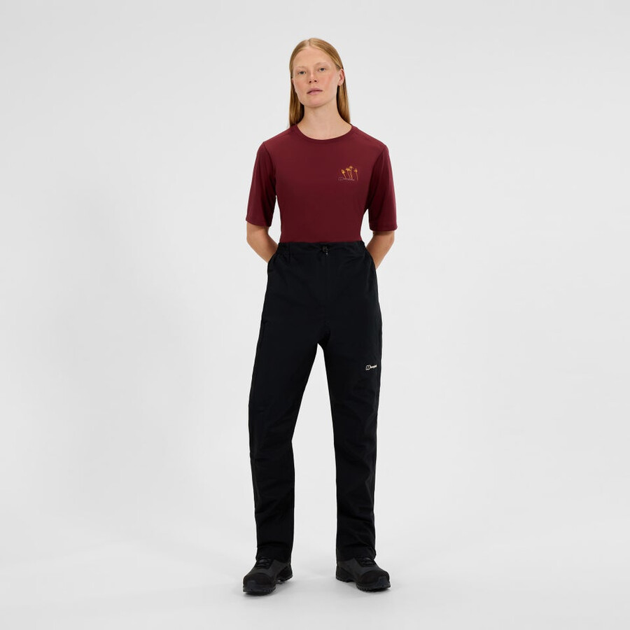 womens hillwalker gore-tex pant - black berghaus