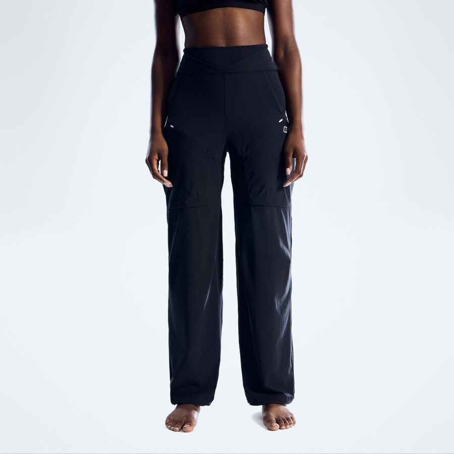 womens farren trousers - jet black berghaus