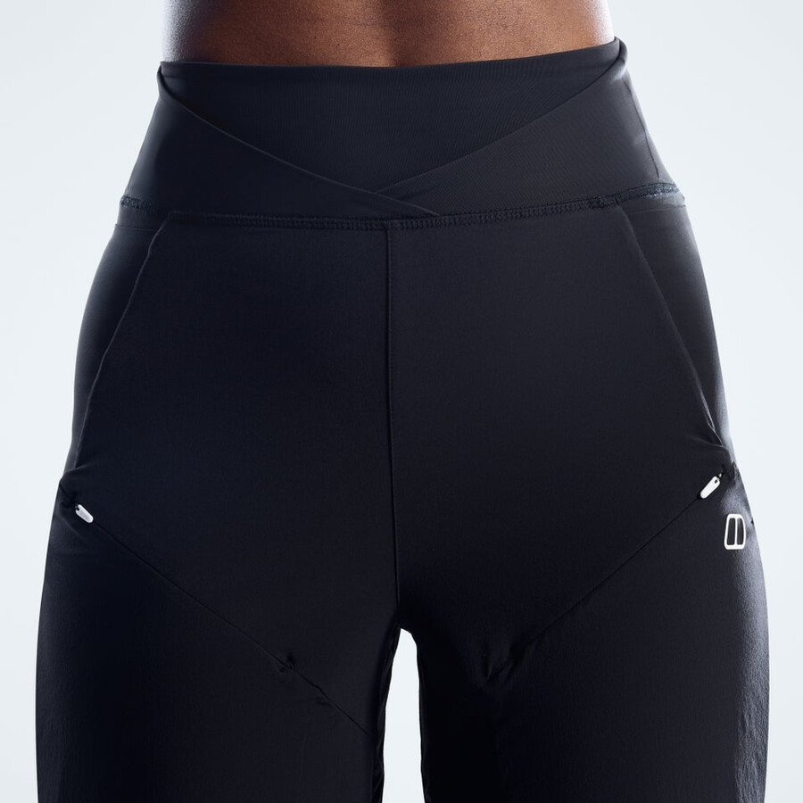 womens farren trousers - jet black berghaus