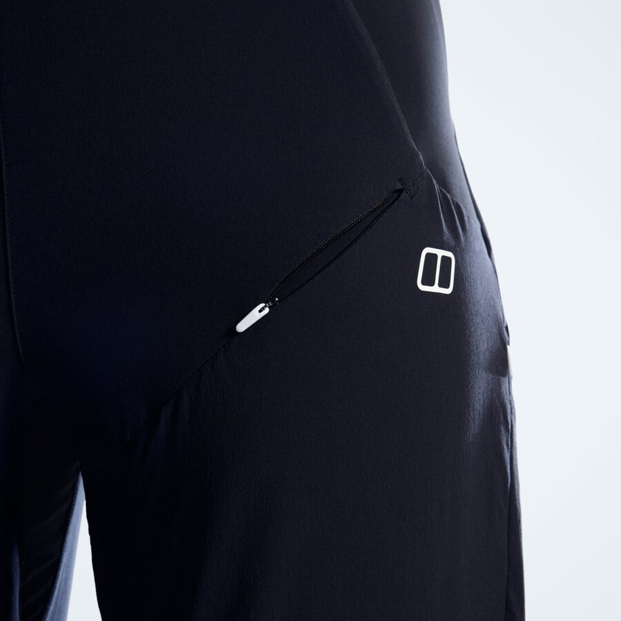 womens farren trousers - jet black berghaus