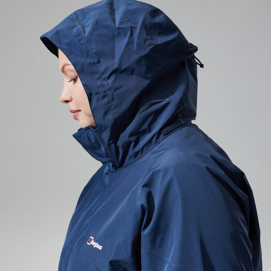 womens glissade gore-tex interactive jacket - dark blue berghaus