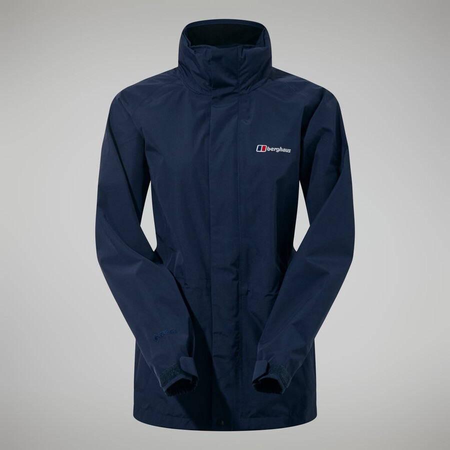 womens glissade gore-tex interactive jacket - dark blue berghaus