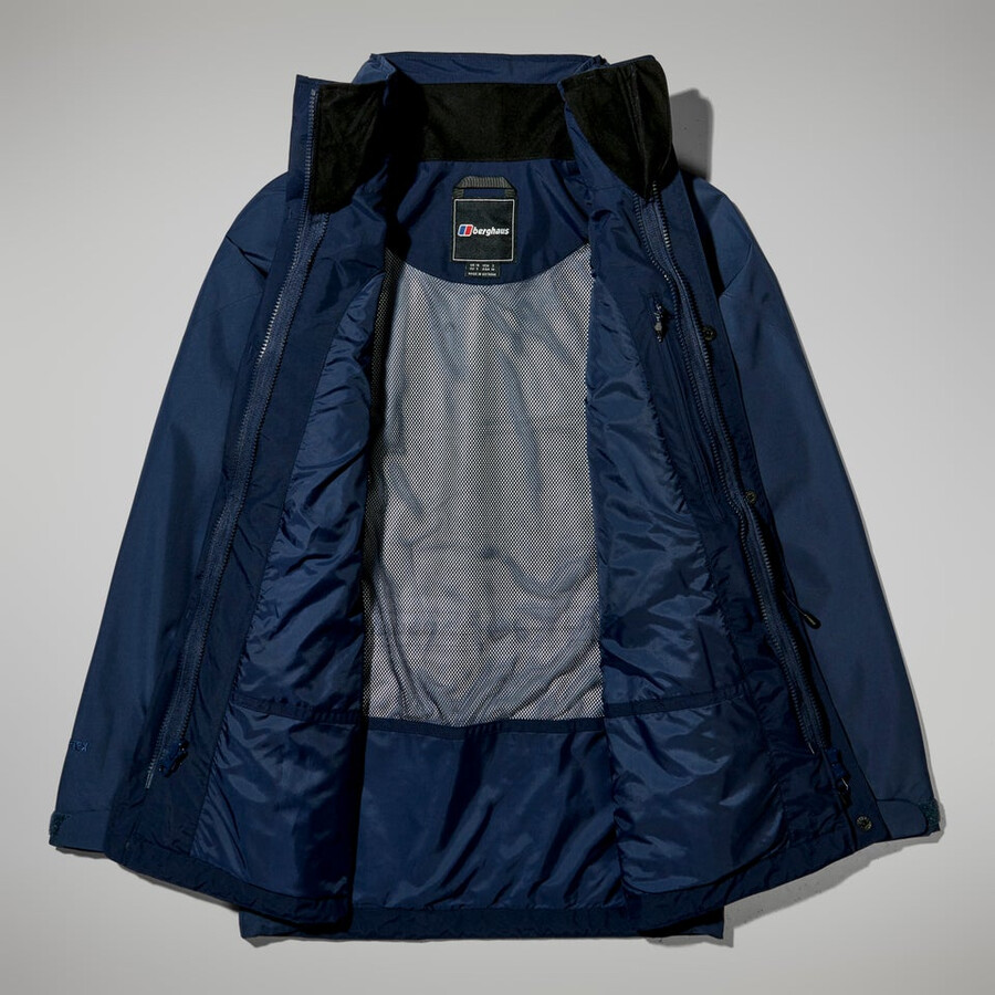 womens glissade gore-tex interactive jacket - dark blue berghaus