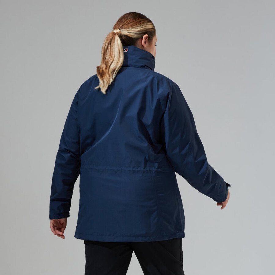 womens glissade gore-tex interactive jacket - dark blue berghaus