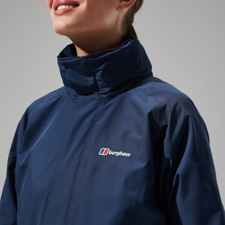 womens glissade gore-tex interactive jacket - dark blue berghaus