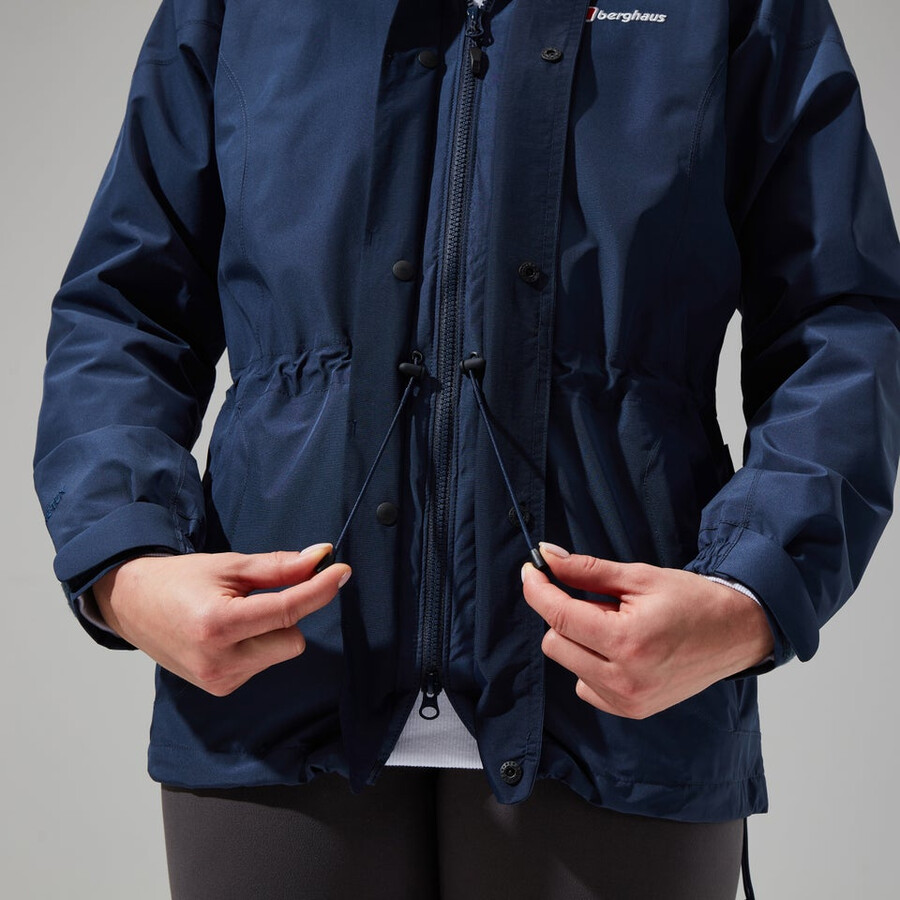 womens glissade gore-tex interactive jacket - dark blue berghaus