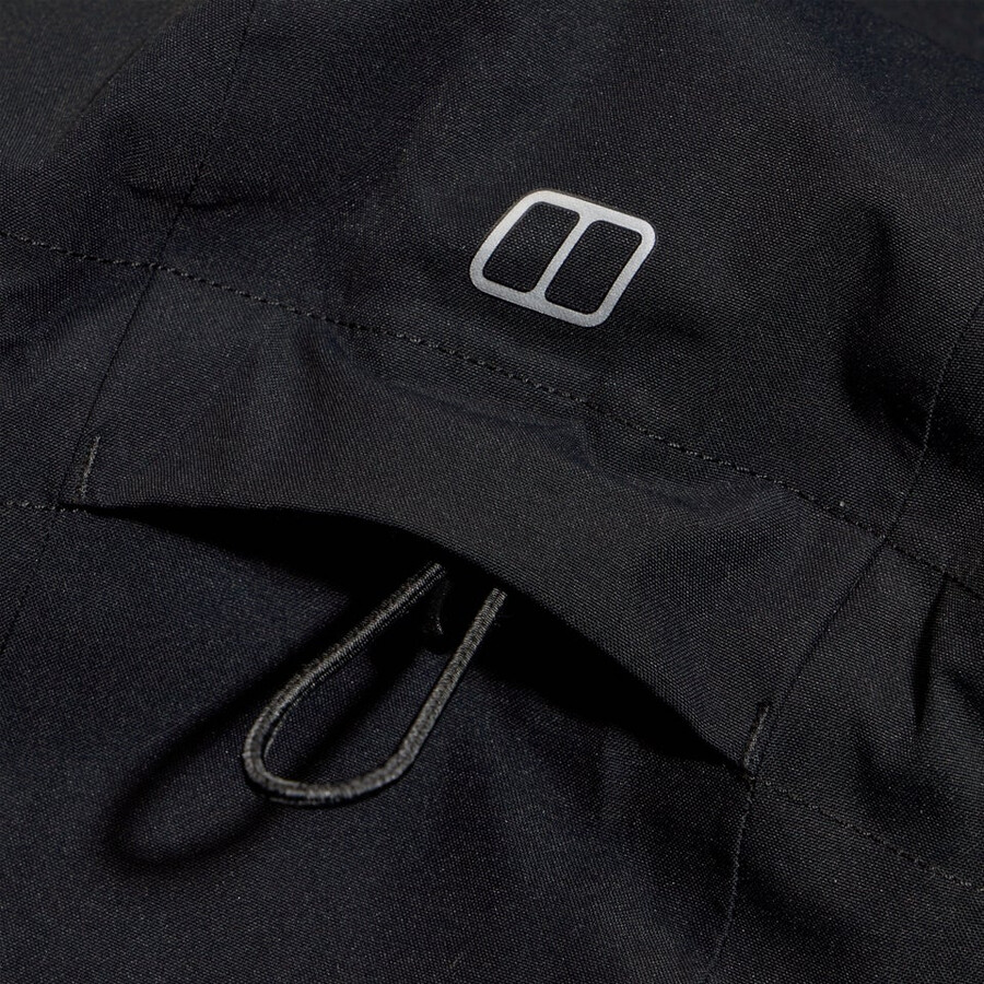 womens omeara long jacket - black berghaus