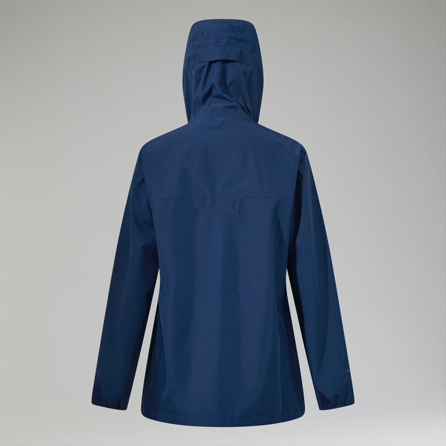 womens deluge pro 3.0 waterproof jacket - blue berghaus