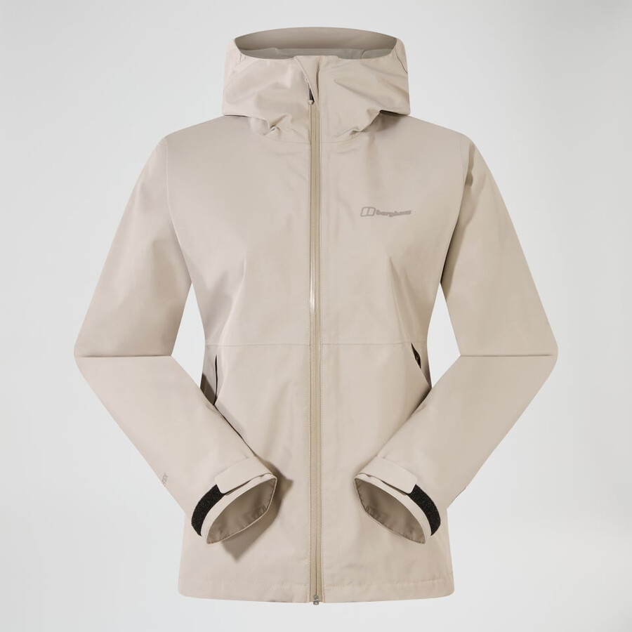 womens bramblfell interactive gore-tex waterproof jacket - grey berghaus