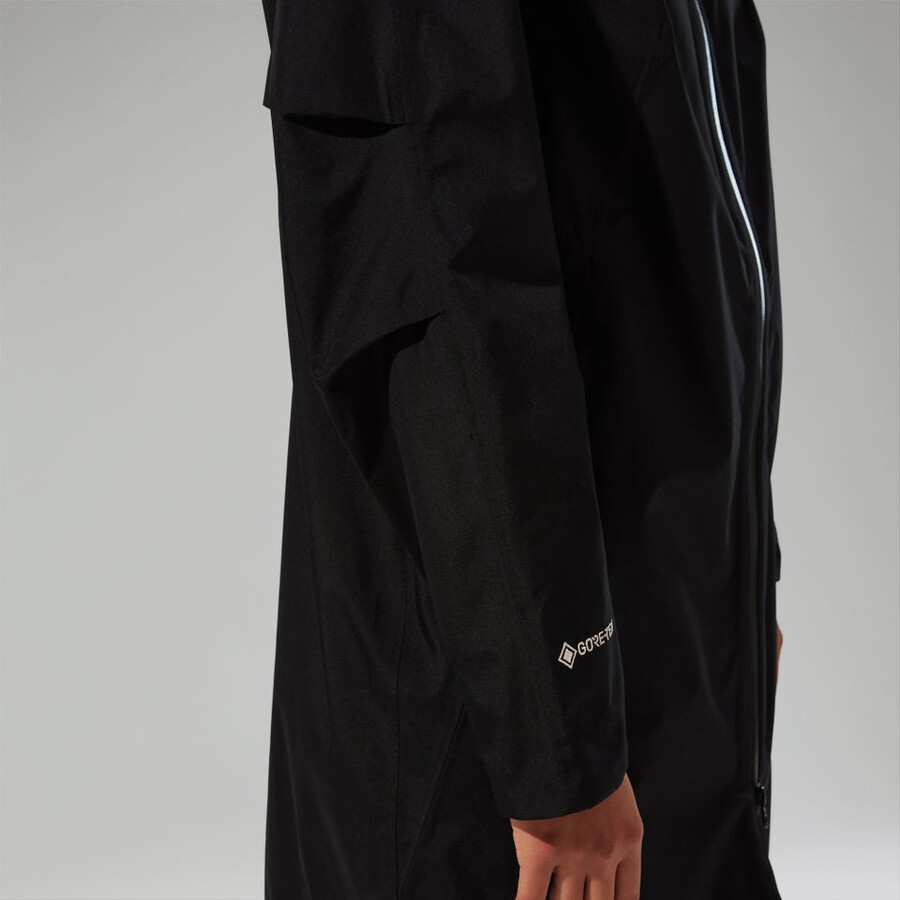 womens ashberry gore-tex waterproof jacket - black berghaus