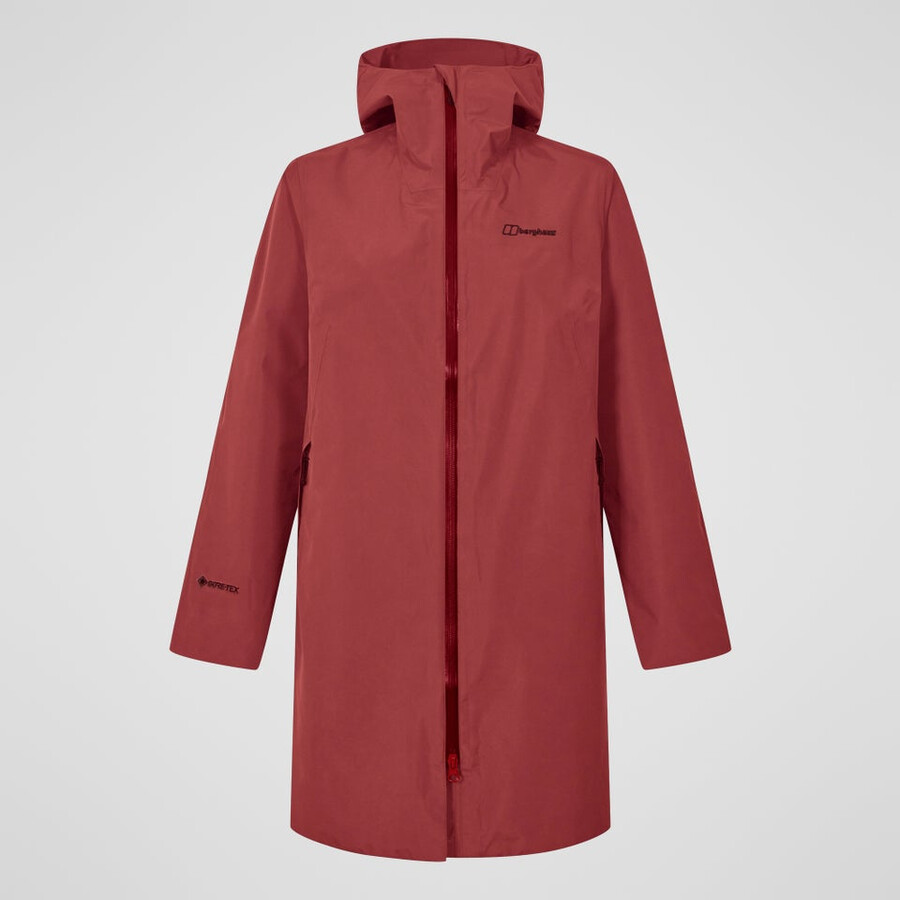 womens ashberry gore-tex waterproof jacket - red berghaus