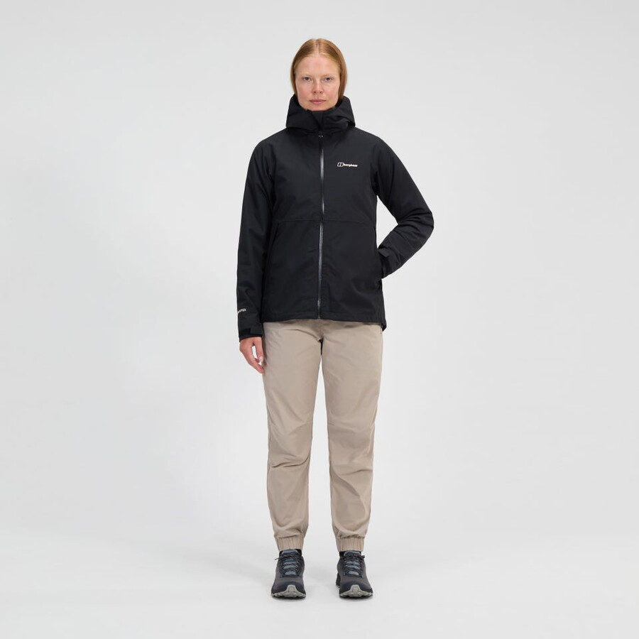 womens bramblfell gemini gore-tex waterproof 3in1 jacket - black berghaus