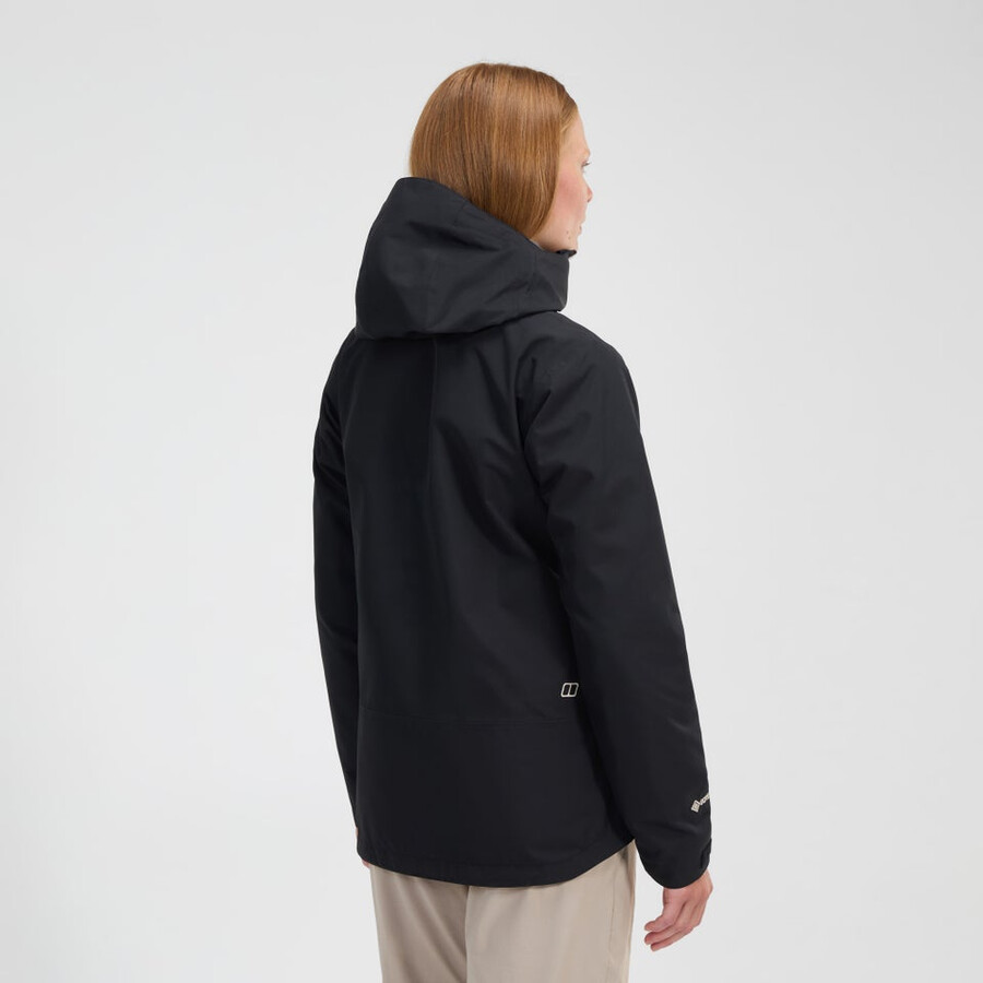 womens bramblfell gemini gore-tex waterproof 3in1 jacket - black berghaus