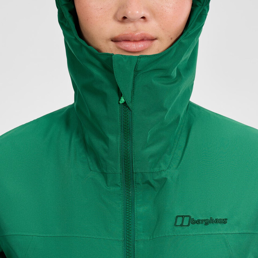 womens deluge pro 3.0 insulated jacket - green berghaus