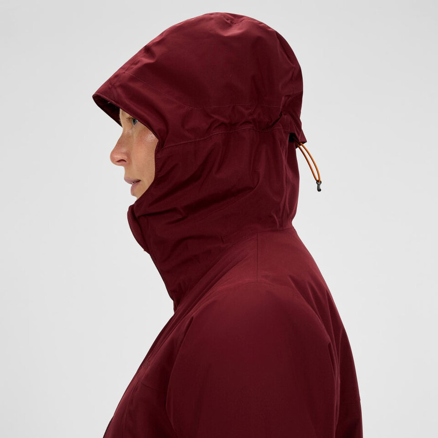 womens deluge pro 3.0 insulated jacket - red berghaus