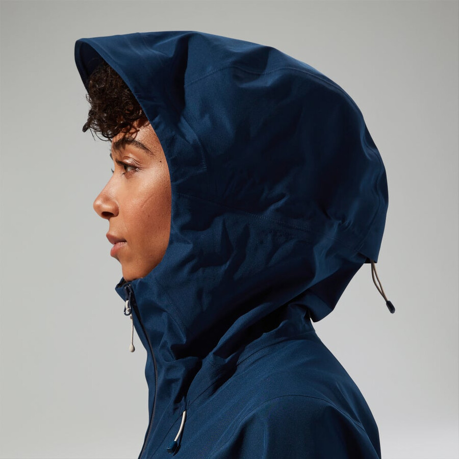 womens ridge-seeker gore-tex waterproof jacket - blue berghaus
