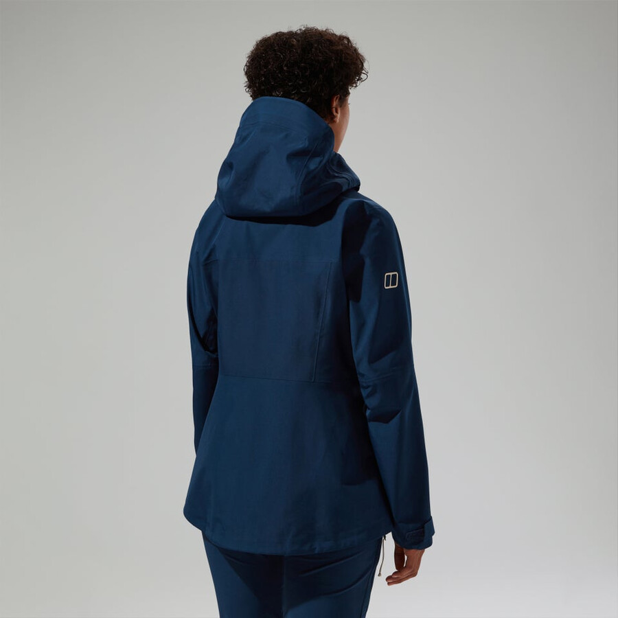 womens ridge-seeker gore-tex waterproof jacket - blue berghaus