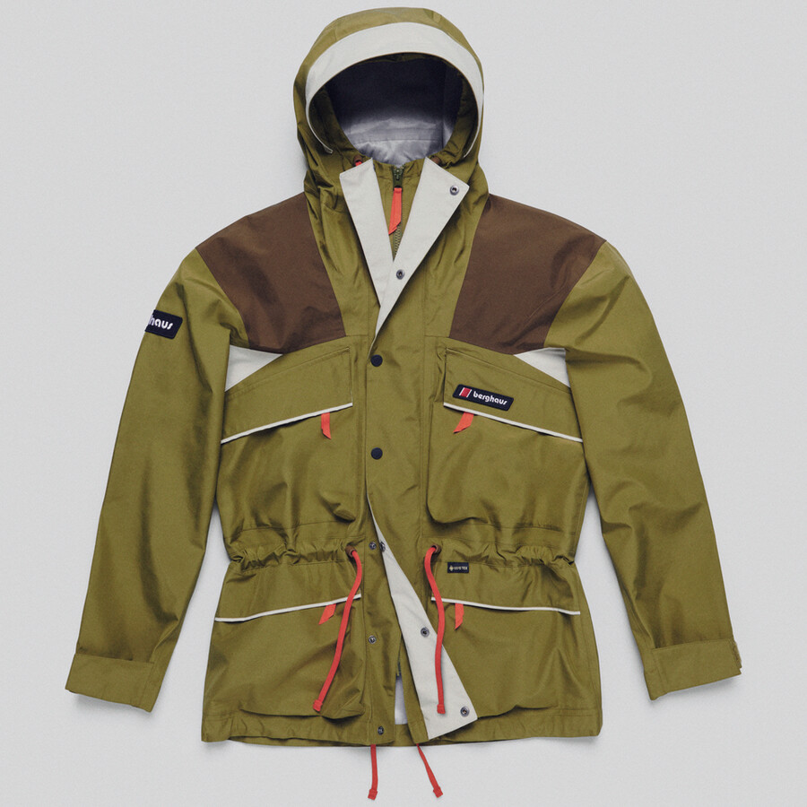 unisex trango gore-tex waterproof jacket - greenbrown berghaus