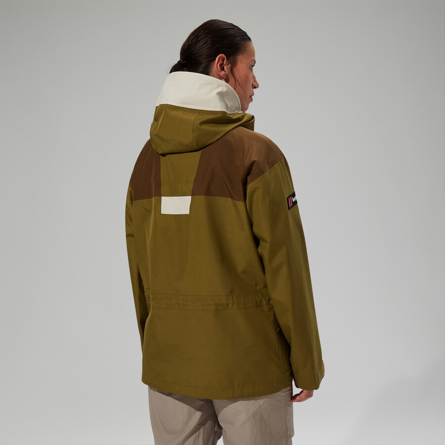 unisex trango gore-tex waterproof jacket - greenbrown berghaus