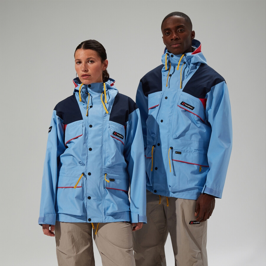 unisex trango gore-tex waterproof jacket - blue berghaus