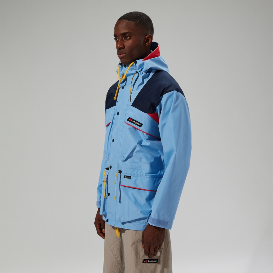 unisex trango gore-tex waterproof jacket - blue berghaus