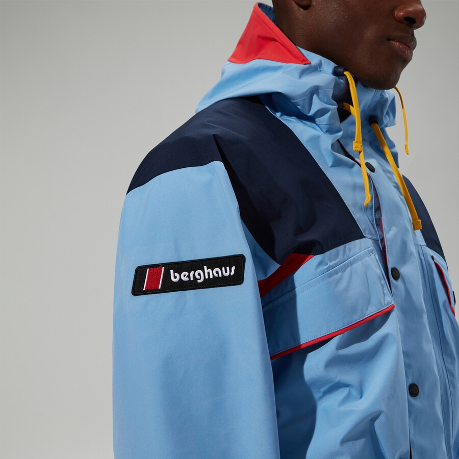 unisex trango gore-tex waterproof jacket - blue berghaus