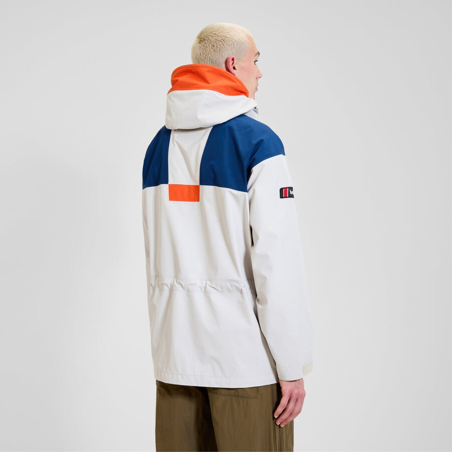 unisex trango gore-tex waterproof jacket - greyblue berghaus