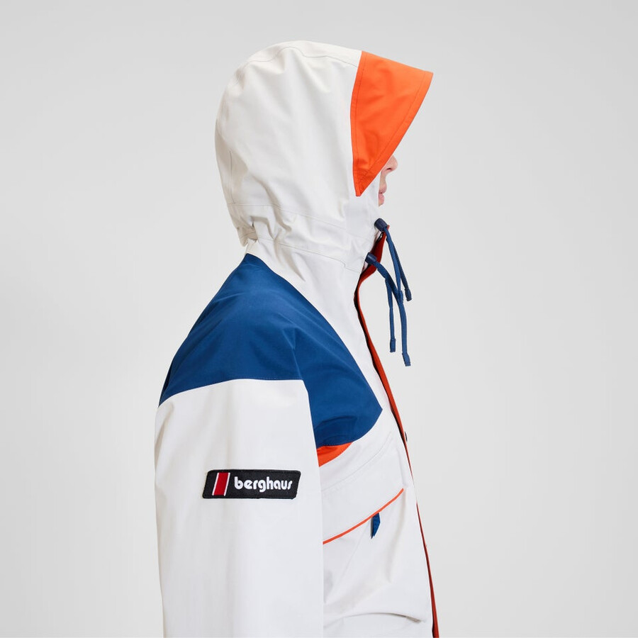 unisex trango gore-tex waterproof jacket - greyblue berghaus