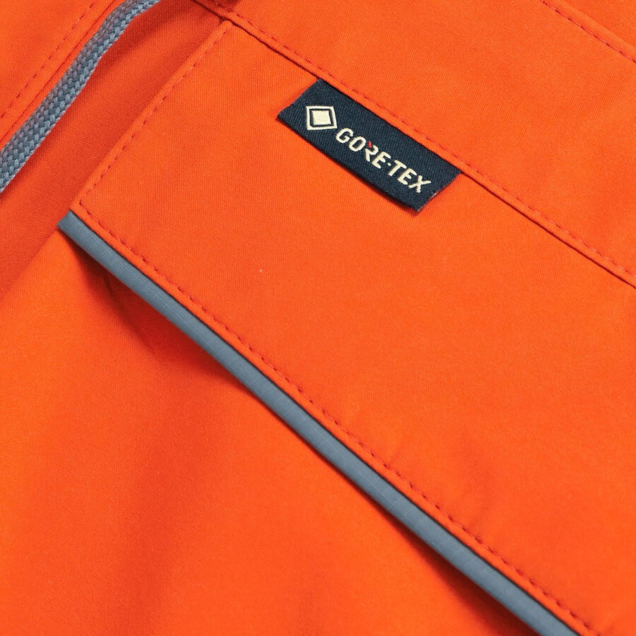 unisex trango gore-tex waterproof jacket - orangegrey berghaus