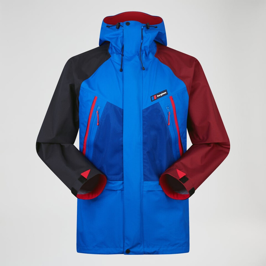 unisex storm 25 gore-tex jacket - bluered berghaus