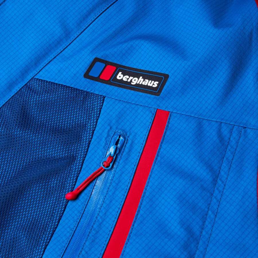 unisex storm 25 gore-tex jacket - bluered berghaus